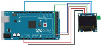 0.96" OLED дисплей для Arduino