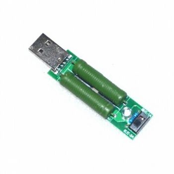 USB нагрузочный резистор с переключателем тока 2A/1A