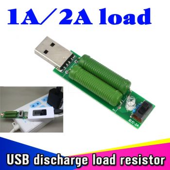 USB нагрузочный резистор с переключателем тока 2A/1A