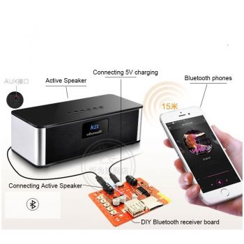 Bluetooth аудио приемник с усилителем и USB