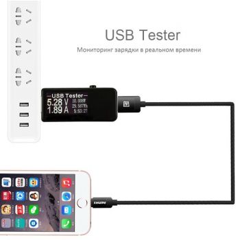 USB мультиметр, вольтметр, амперметр, емкость